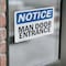 Signmission Man Door Entrance OSHA Notice Sign, Vinyl Decal, 14in W x 10in L, 2PK OS-2PACK-NS-D-1014-L-14133 - alternate 6